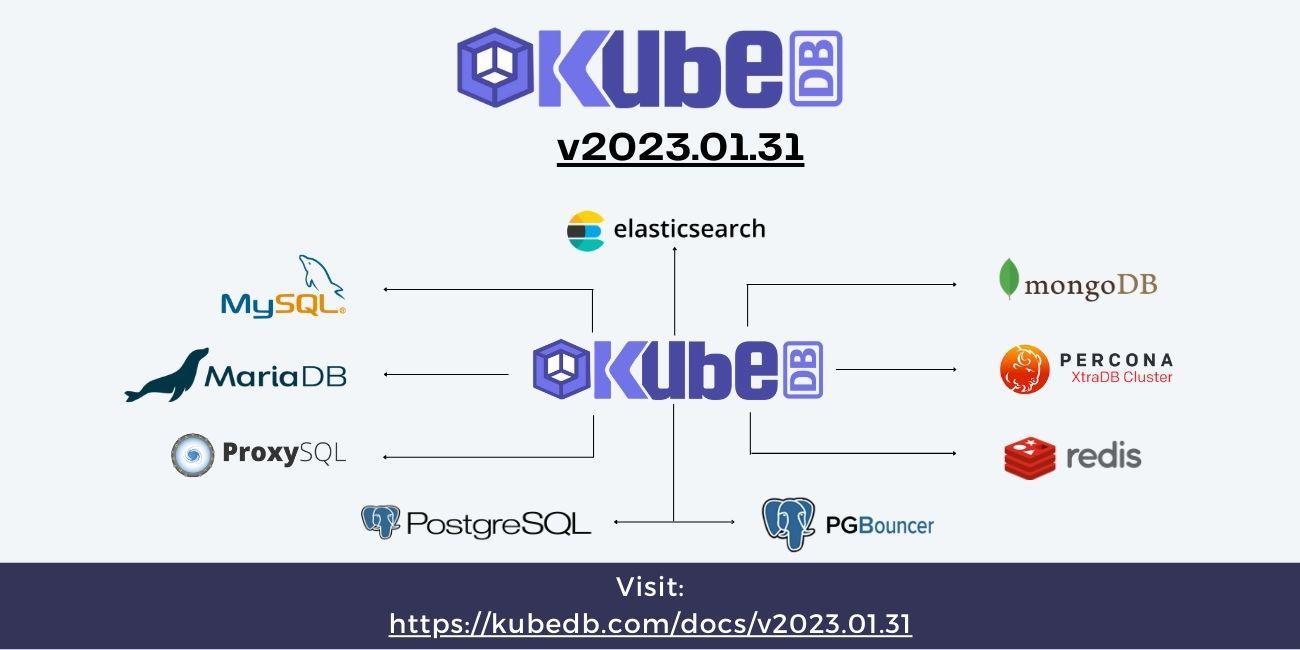 Announcing KubeDB v2023.01.31
